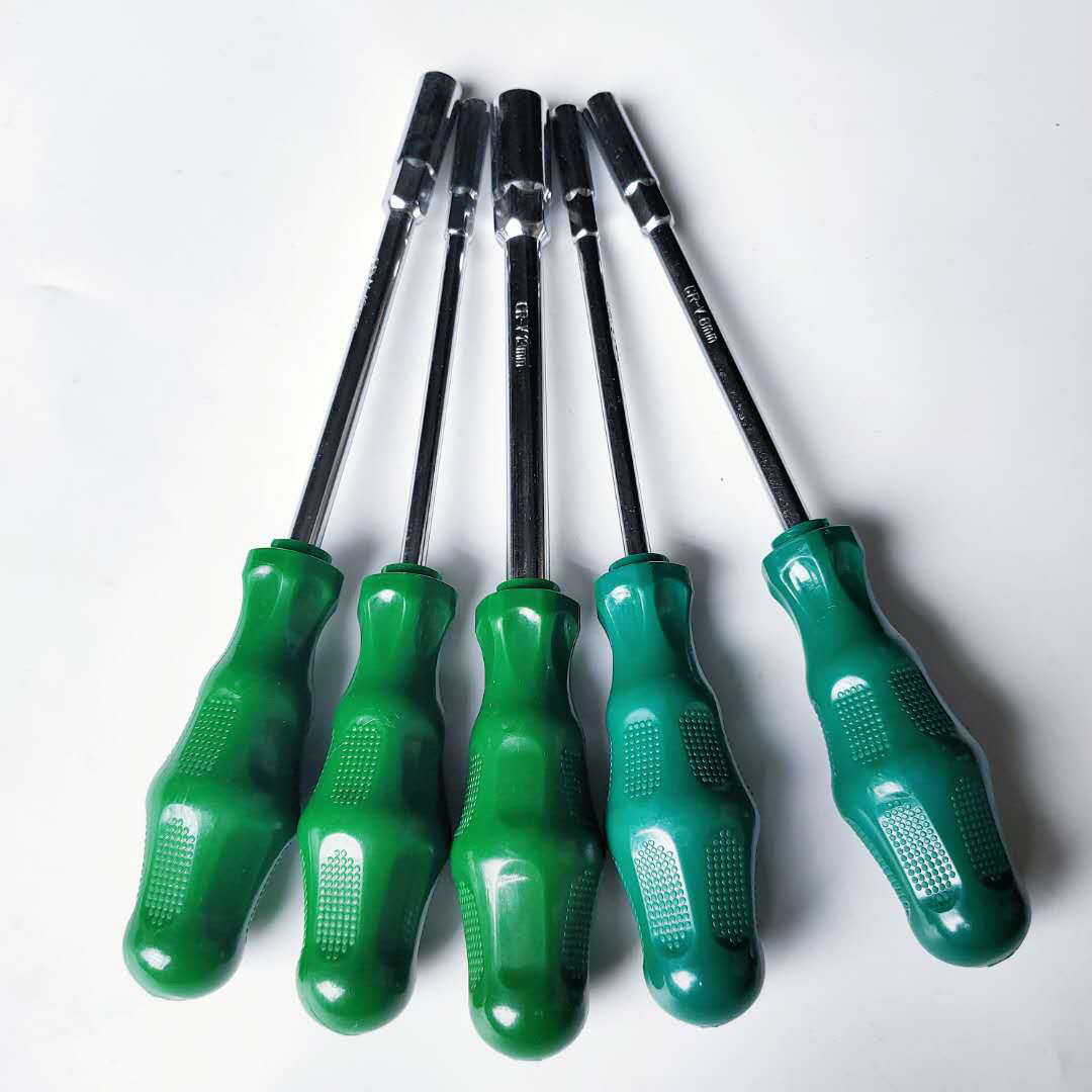 Screwdriver, Guangdong screwdriver, chromium vanadium steel hex socket, auto repair, household extended special-shaped socket screwdriver Specification drawing