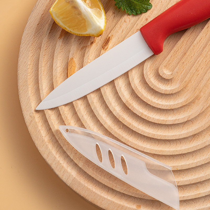 Ceramic fruit knife, household kitchen cutting knife, fruit and vegetable cutting knife, dormitory special knife, sharp blade, multi-purpose knife for slicing meat Specification drawing