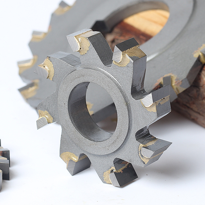 Straight-toothed alloy tungsten steel three-sided edge milling cutter disc saw blade milling cutter 63 80 100 110 125YG Application Scenario