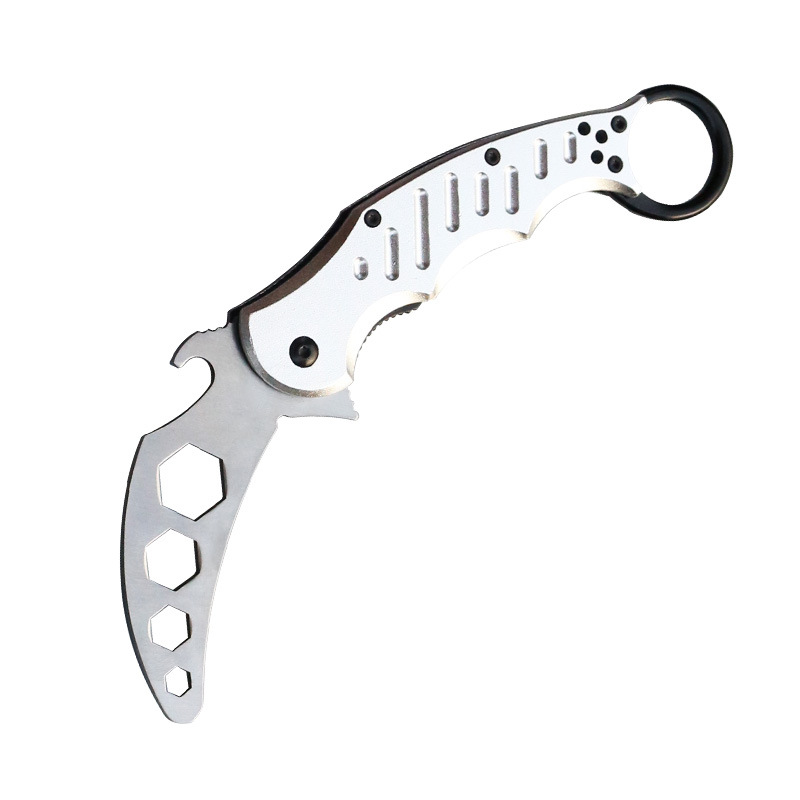 Wholesale fox tool claws, stainless steel outdoor multi-functional hexagonal folding tool head, bottle opener function full figure