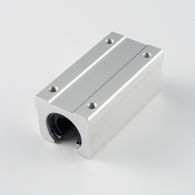 Cylindrical linear guide, SBR aluminum support, guide rail slider, aluminum alloy guide rail, linear guide, woodworking slide table, aluminum support undefined