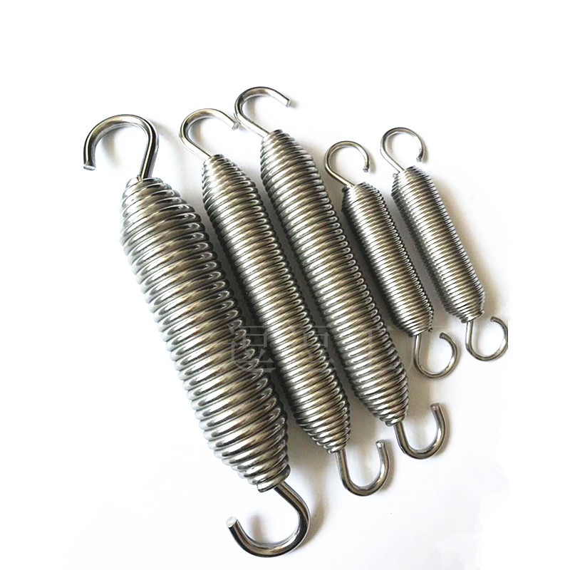 Spring tension spring, belt hook, universal spring, live hook, movable hook, tension spring, stainless steel live hook tension spring full figure