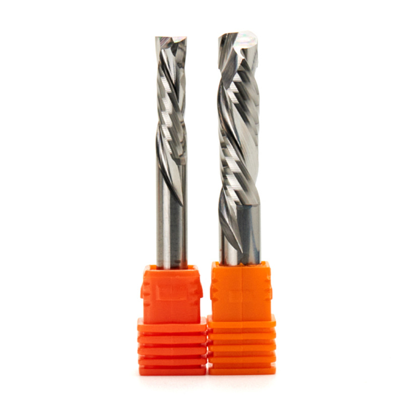 Double-edge compound edge woodworking milling cutter, upper and lower cutting tungsten steel milling cutter, double-sided panel cutting cutter, CNC cutting tool Item Picture
