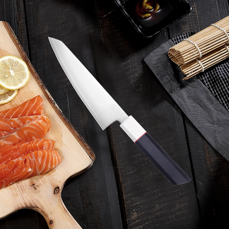 The manufacturer has in stock boning knives, 9cr18mov three-alloy steel cutting knives, professional beef peeling knives, and sharp slaughtering knives Specification drawing