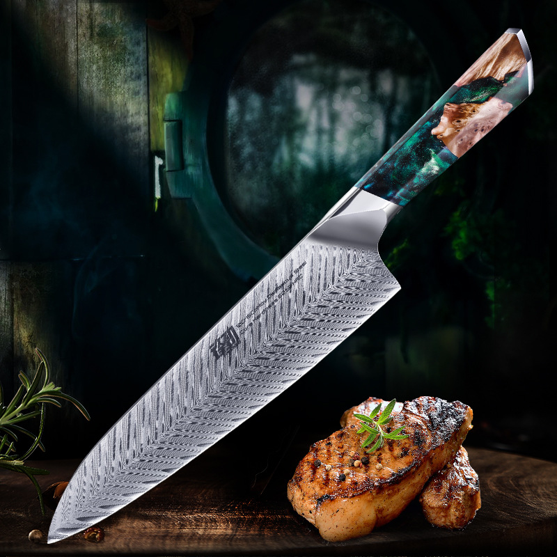 FINDKING Fengjin Malaysian Leather Steel Kitchen Knives, Western chef knives, Special kitchen knives for Western chefs, kitchen knives Application Scenario