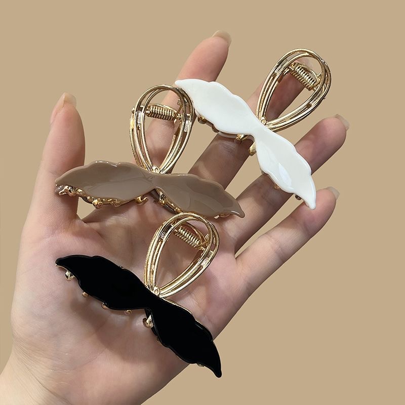 气质醋酸高级感发夹抓夹批发新款大号精致发夹高马尾夹发卡鲨鱼夹子