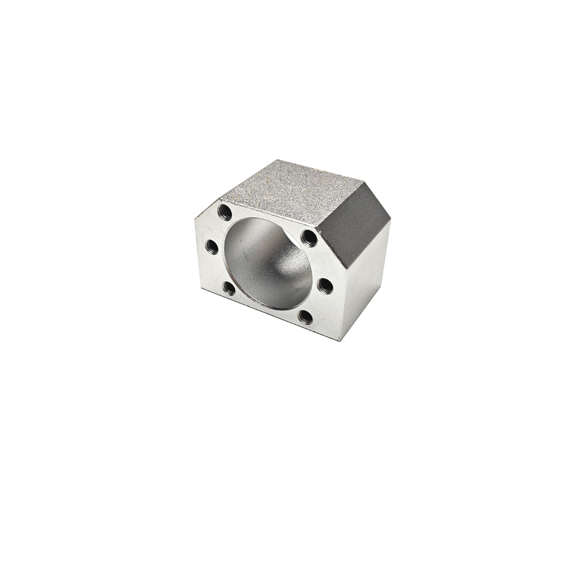 DSG series ball nut seat, machine tool lead screw accessory fixator, ball screw large lead connection bearing seat details Picture