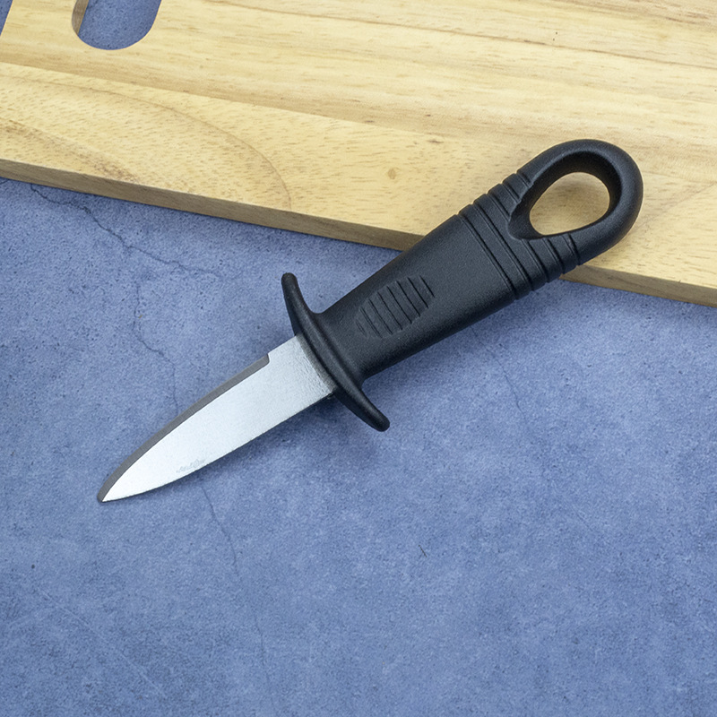 Oyster knife, oyster opening knife, oyster digging tool, thickened oyster opening knife, stainless steel oyster prying knife, shell and seafood opening tool Specification drawing