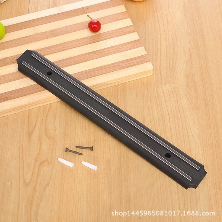 【 Factory Direct Sales 】 Galvanized iron wall-mounted magnetic knife rack for strong suspension, multiple sizes of kitchenware racks and storage racks details Picture