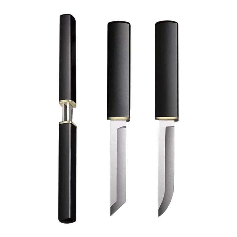 Dragon and Phoenix Double-Blade Outdoor Portable Small Knife, Household two-in-one Double-head Fruit knife, Multi-functional peeler, Mandarin Duck Double-edged knife Item Picture