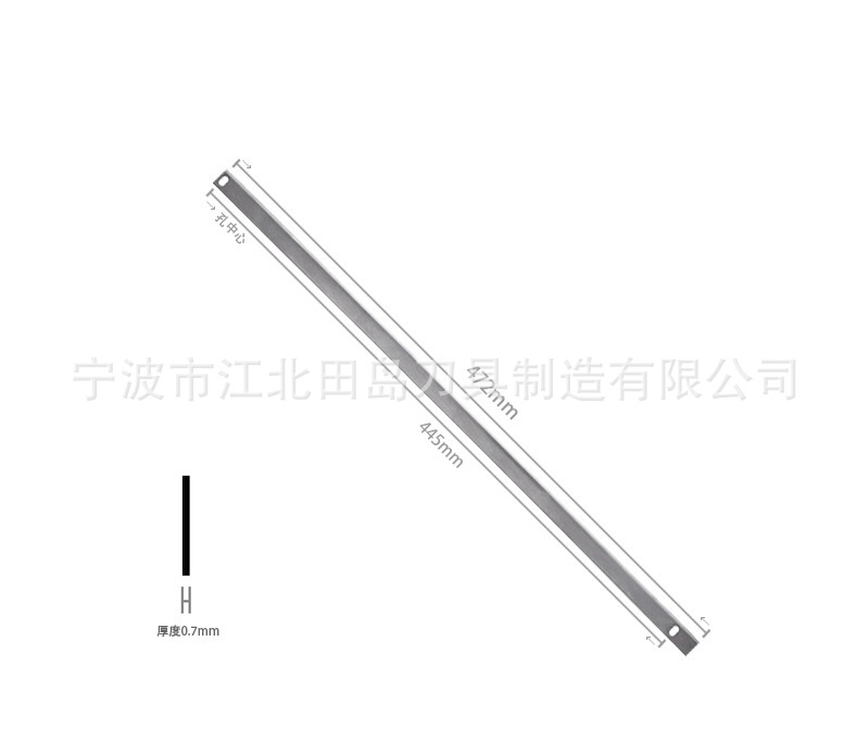 Factory direct sales of long blades, de-gumming blades, eyelash cutting blades, 25 wide art blades, thickened high carbon steel undefined