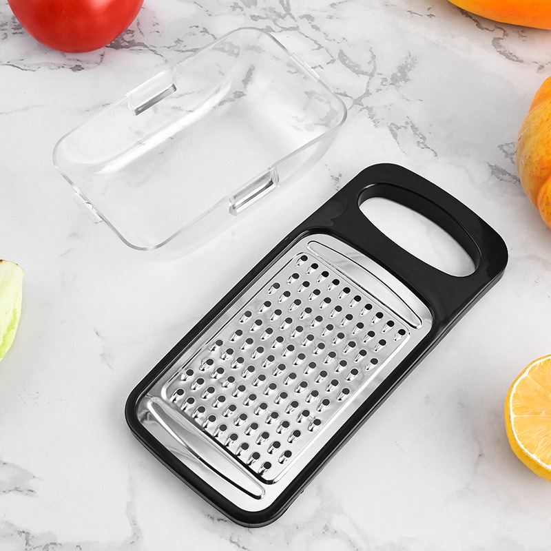 Cross-border multi-functional grater, slicer, grater with base box, stainless steel grater, stainless steel ginger grater Application Scenario