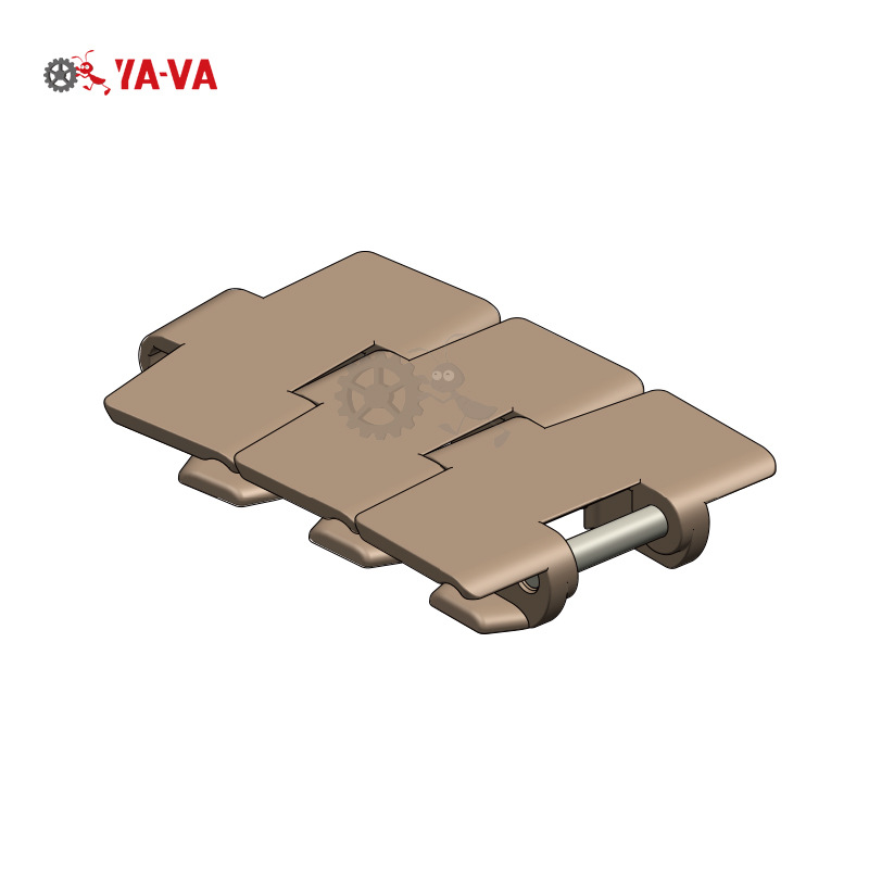 Plastic chain plate POM880 plastic steel guide turning chain plate direct supply from the manufacturer, conveyor chain plate, chain plate conveying Application Scenario