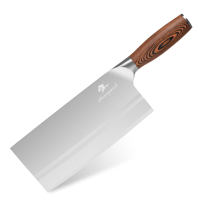 In-stock hotel chef's knife No. 1, No. 2 mulberry knife, household vegetable, slice and meat cutting 4CR14 kitchen knife Item Picture