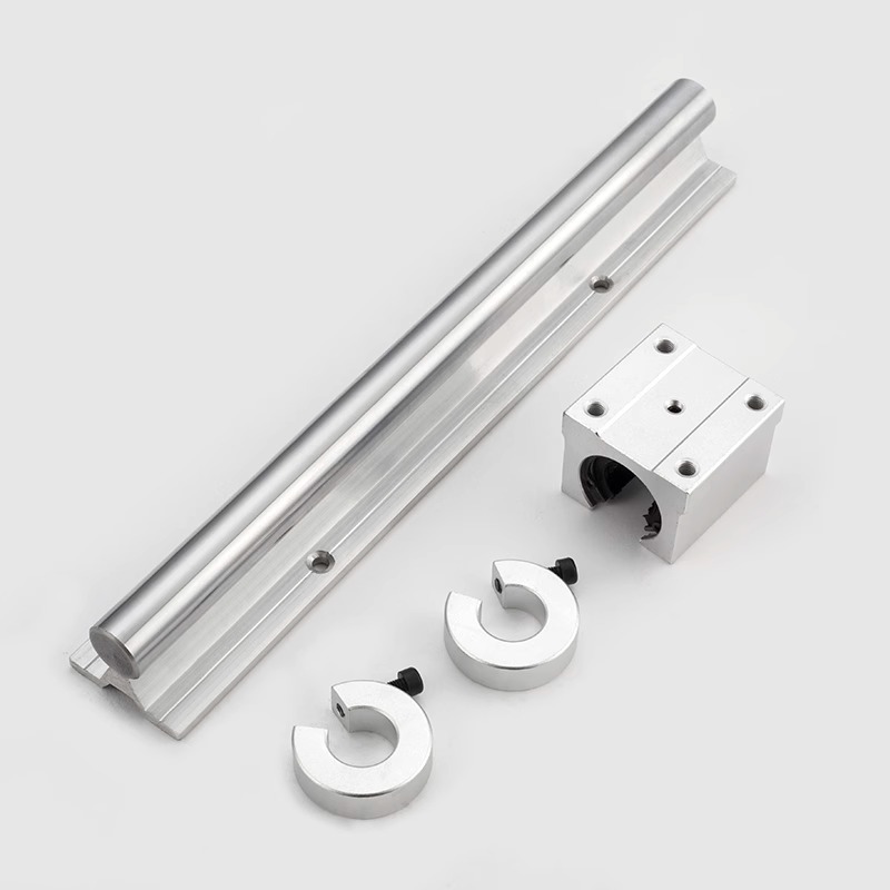SBR16 open fixed ring, aluminum support, guide rail, limit ring, lock ring, shaft end retaining ring, stop ring, SBR20, SBR25 details Picture