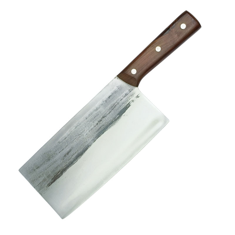 A blacksmith's hand-forged hammer-textured slicing knife handle, commercial chef's knife, sharp and easy to sharpen, for slicing vegetables and meat Item Picture
