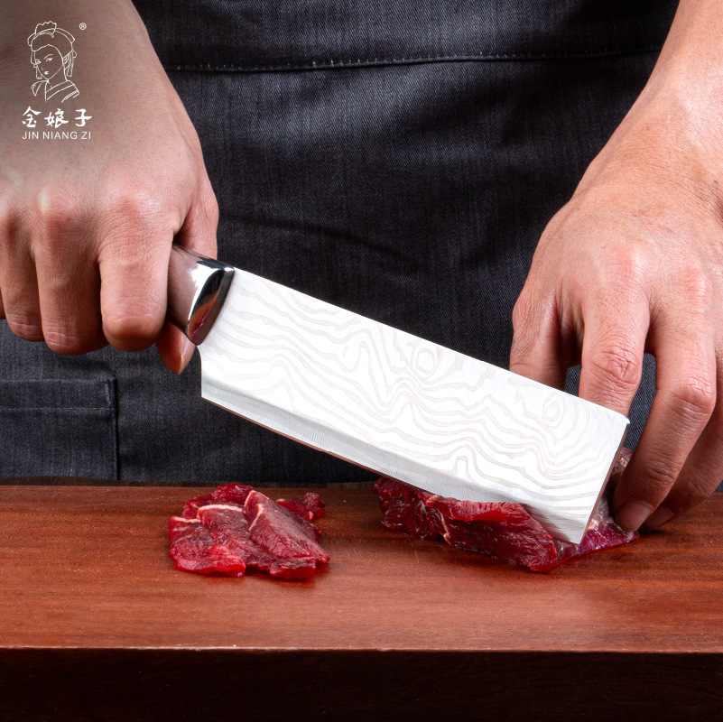 Yangjiang manufacturer's household multi-purpose chef knives, stainless steel kitchen small knives, sharp kitchen knives for cutting vegetables and meat, wholesale Specification drawing