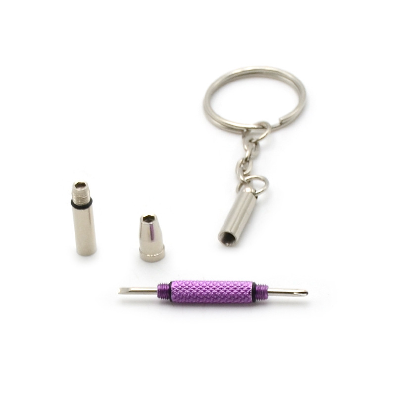 A portable multi-functional screwdriver, a four-in-one, four-purpose eyewear accessory repair tool Item Picture