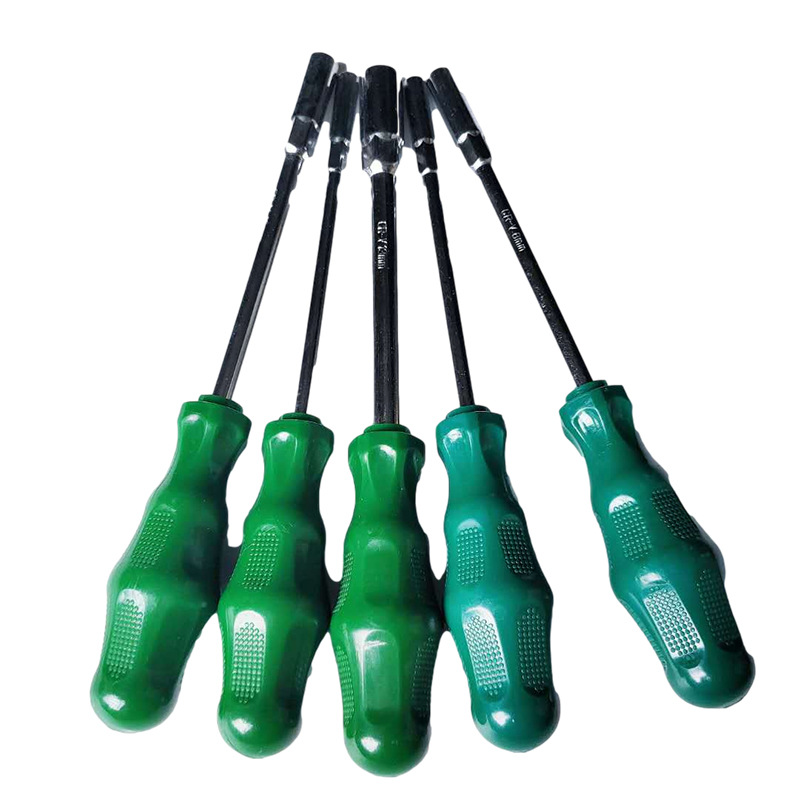 Screwdriver, Guangdong screwdriver, chromium vanadium steel hex socket, auto repair, household extended special-shaped socket screwdriver Item Picture