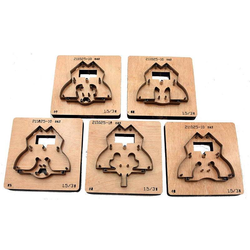 Three-dimensional animal knife mold leather cutting mold, Japanese steel board handmade DIY leather tool 3D cow and elephant Item Picture