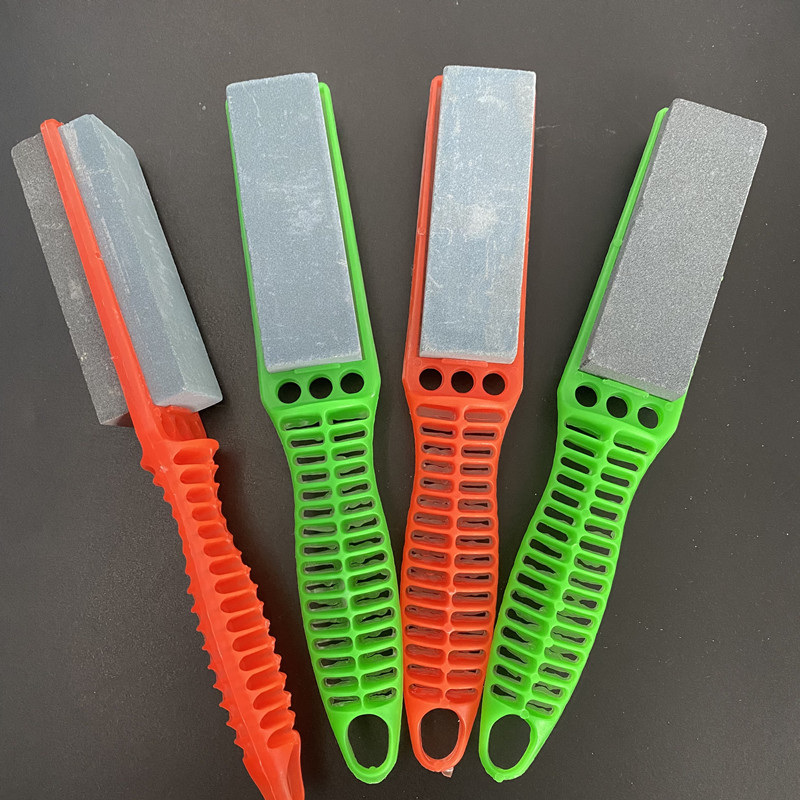 Enlarged and thickened whetstone, colored handle, large whetstone, 1-yuan store, 2-yuan store, wholesale supply details Picture