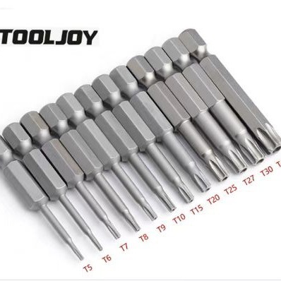 Tuojiang 6.35mm star-shaped short screwdriver bit, small head screwdriver bit, 25mm small screwdriver bit electric screwdriver Application Scenario
