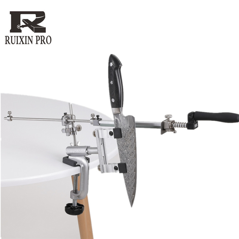 ruixin rx009 Ruixin's new knife sharpener with double chucks and four grinding stones is a bestseller in foreign trade details Picture