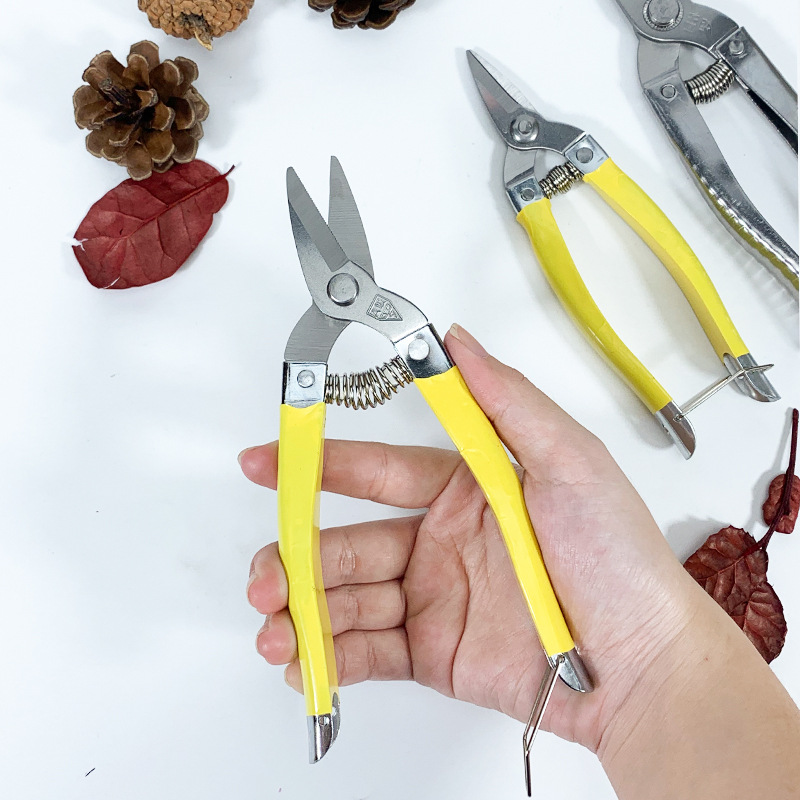 Luoding stainless steel fruit pickers, new fruit pickers, fruit thinning shears, citrus pickers, garden pruning shears, fruit shears Specification drawing