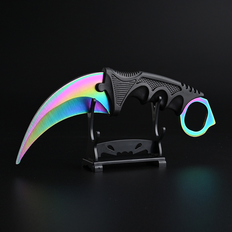 Game peripheral csgo claw knife, uncut claw knife toy model, knife self-defense cold weapon, eagle claw knife play Specification drawing
