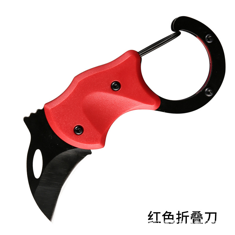 Factory wholesale new outdoor mini mountaineering fox knife, outdoor portable multi-functional EDC folding knife undefined