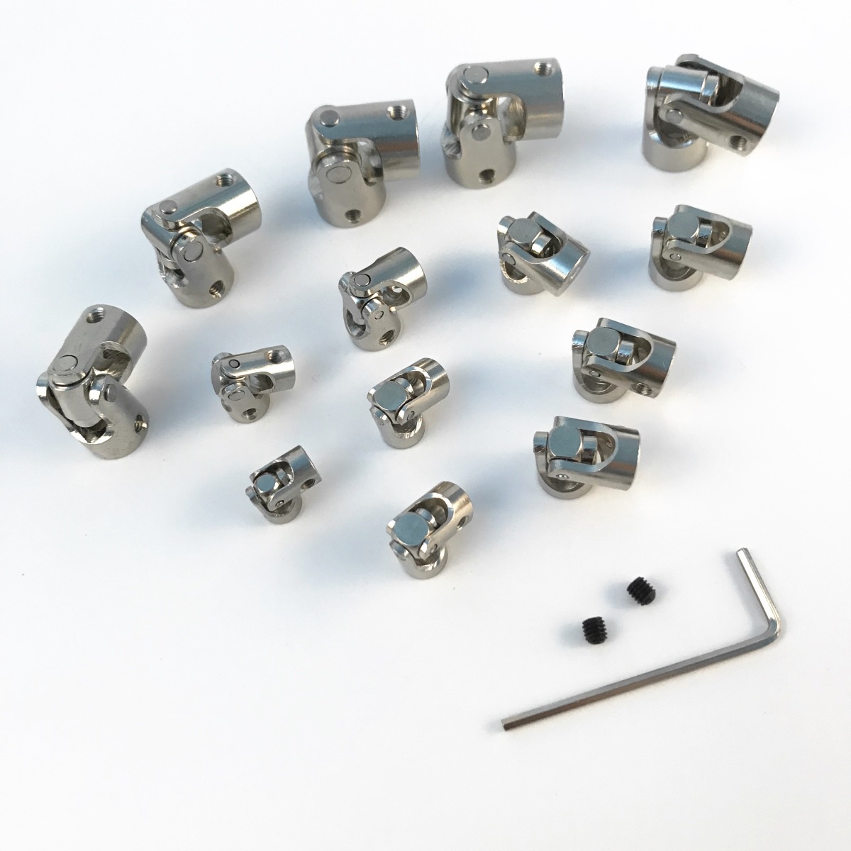 Model car and ship drive shaft connection universal joint 3-5mm metal universal joint universal coupling shaft coupling Item Picture