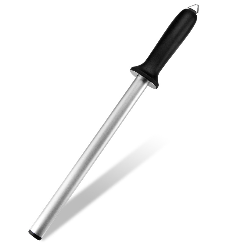 Corundum knife sharpening rods, high-hardness hollow tube flat knife sharpening rods, meat selling special kitchen household knife sharpening rods, wholesale from the manufacturer Item Picture