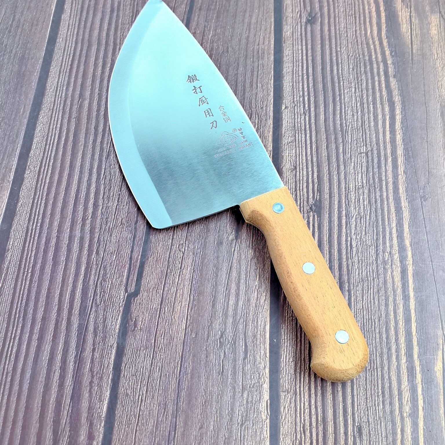 No. 2 Maodao Miao Guanjia hand-forged slaughterhouse knife, special knife for slaughtering pigs, professional meat cutting and splitting knife manufacturer direct sales full figure
