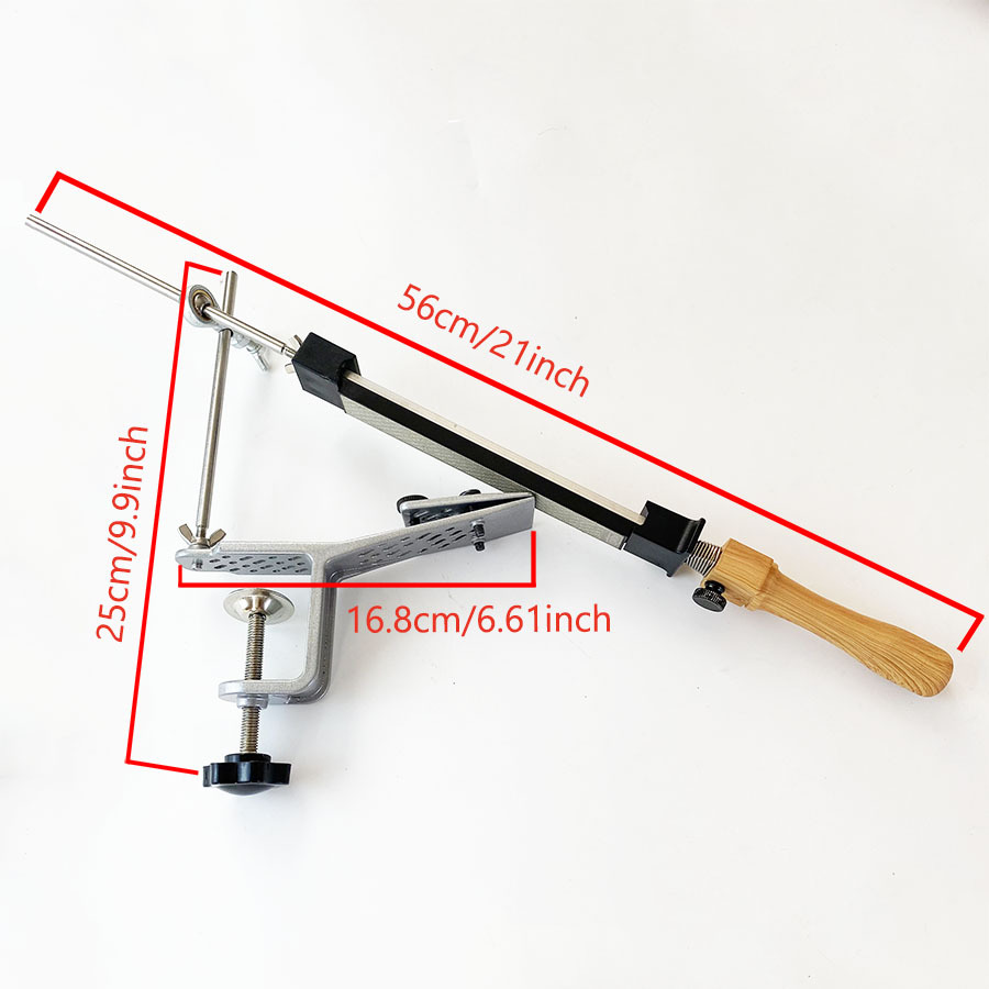 Household multi-functional tool, all-metal aluminum alloy galvanized simple type of quick directional sharpening and fixed-angle knife sharpener details Picture