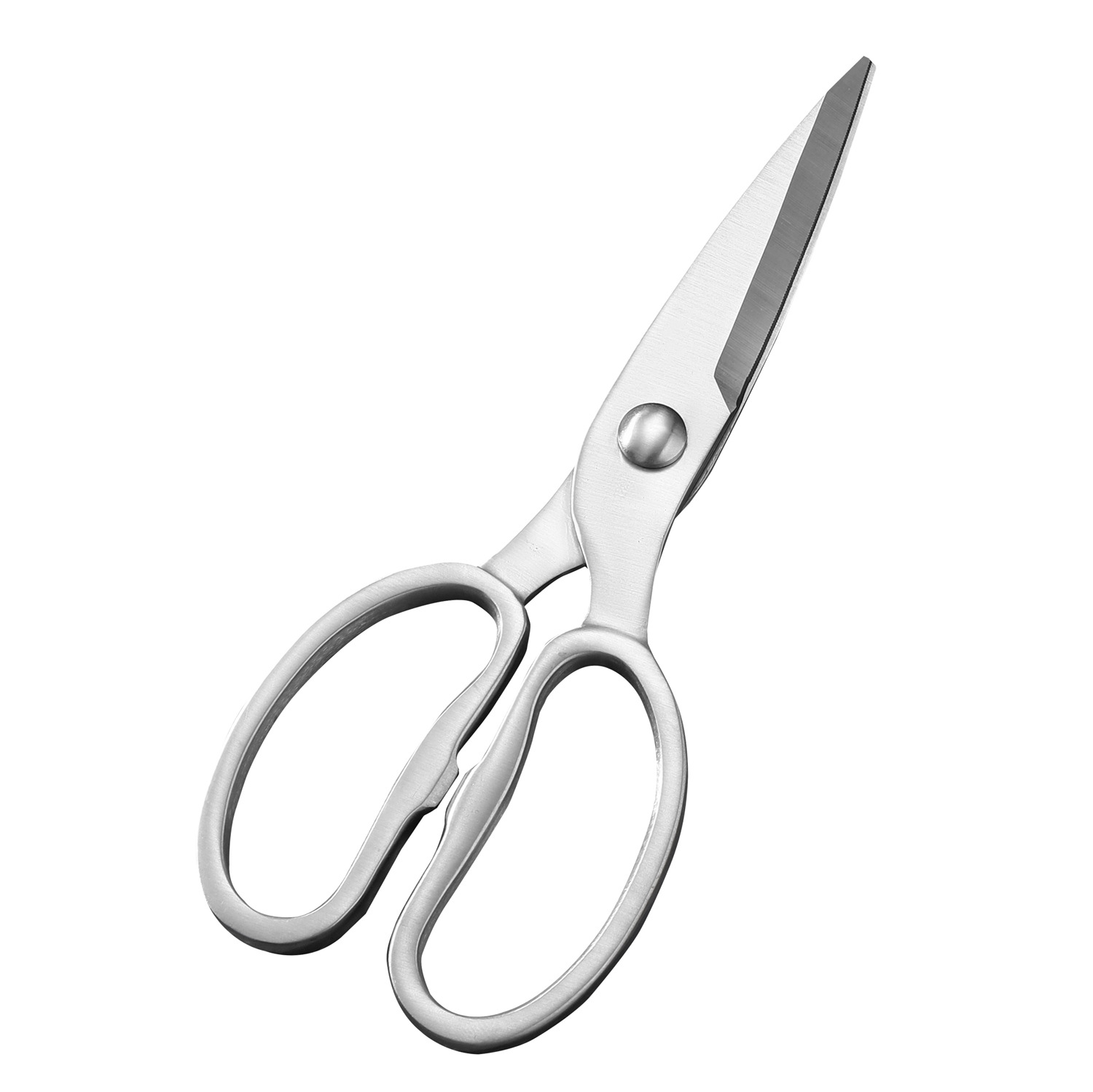 Kitchen scissors, multi-functional powerful chicken bone scissors, stainless steel integrated all-steel kitchen scissors, sharp food scissors Item Picture
