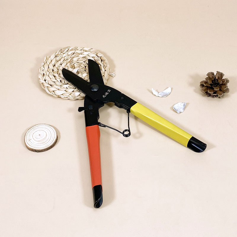 High-carbon steel material sheet shears, industrial-grade German-style shears, sharp blades for cutting iron as thin as paper, stainless steel plate shears details Picture