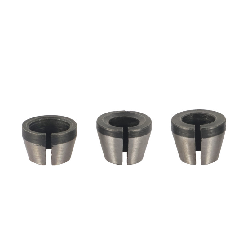 Zhejiang Leqiao Tools woodworking milling cutter chuck 6mm1/4 shank 8mm engraving machine nut trimming machine chuck Item Picture