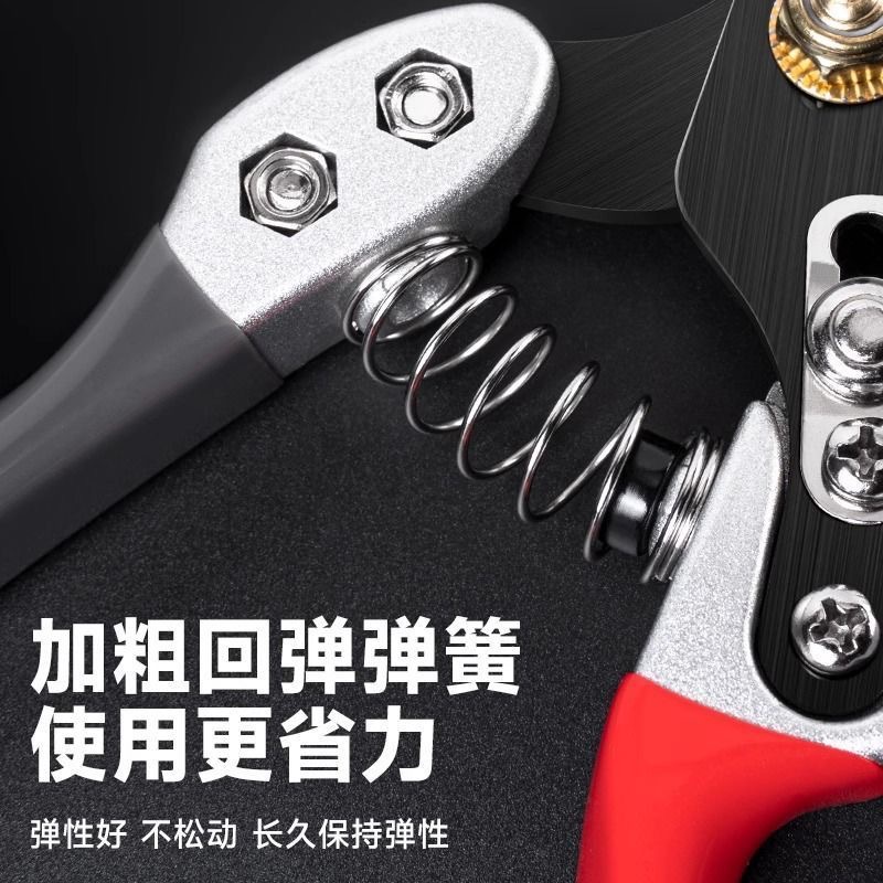 Wool shears made of high manganese steel, manual household large scissors, a powerful multi-functional all-steel integrated shearing tool for sheep Specification drawing
