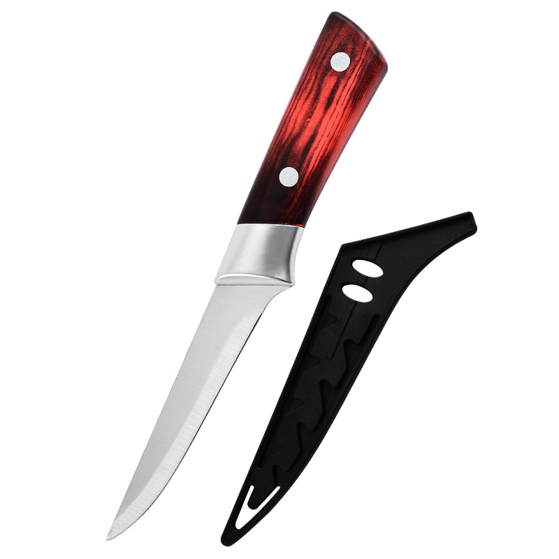 Wood-grain stainless steel slaughter knives, boning knives, butcher knives, cutting knives, peeling knives, shaving knives, pig-slaughtering knives, and butcher knives Item Picture