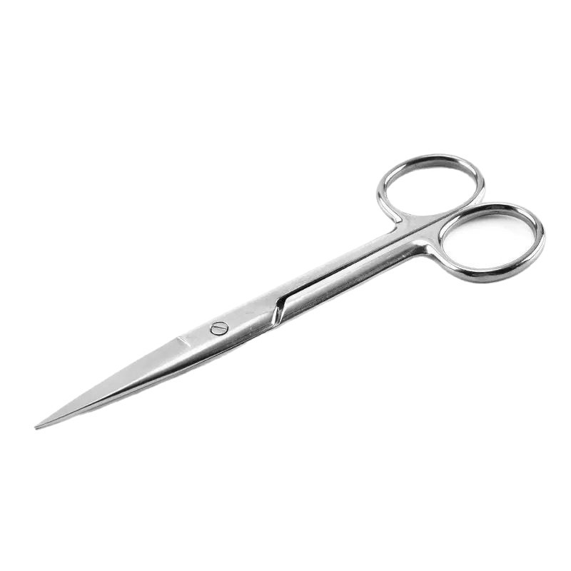 Stainless steel suture removal tissue scissors, cosmetic surgery gauze shears, multi-functional bandage tip elbow small scissors wholesale Item Picture