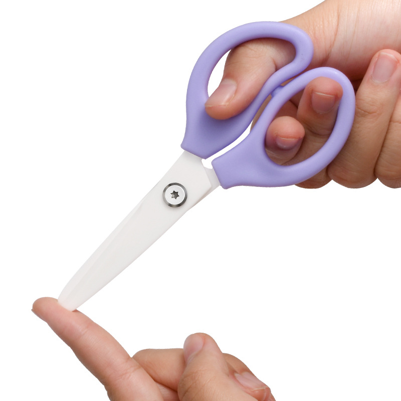 Cooked food scissors, ceramic scissors, kitchen scissors, food scissors, vegetable scissors, kitchenware, baby and toddler complementary food scissors Item Picture