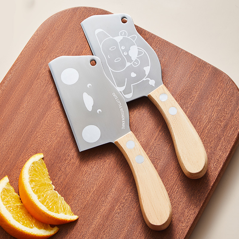 Wholesale of new stainless steel mini kitchen knives, portable children's fruit knives, household kitchen and dormitory vegetable cutting knives full figure