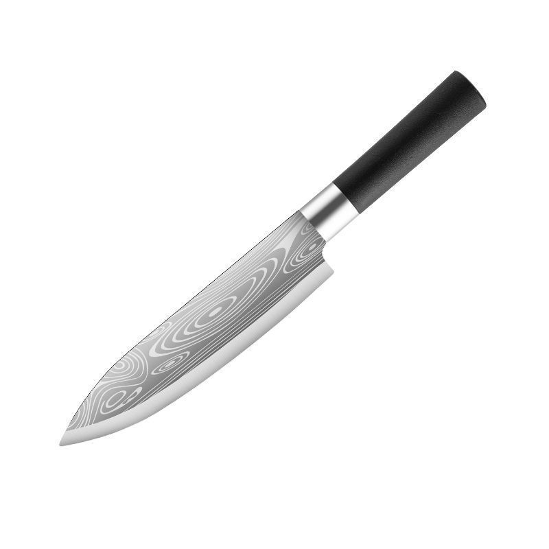 Damask pattern chef's knife, Japanese cuisine knife, raw fish slicing and meat cutting knife, stainless steel sharp, multi-purpose household knife Item Picture