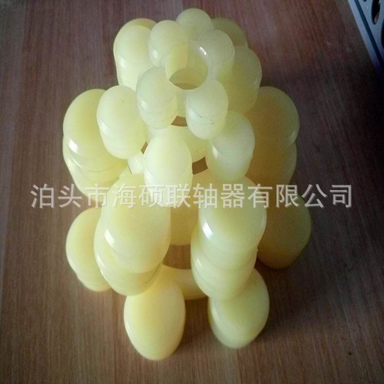 The manufacturer supplies hexagonal MT type 6-petal and 8-petal plum blossom type polyurethane elastic couplings full figure