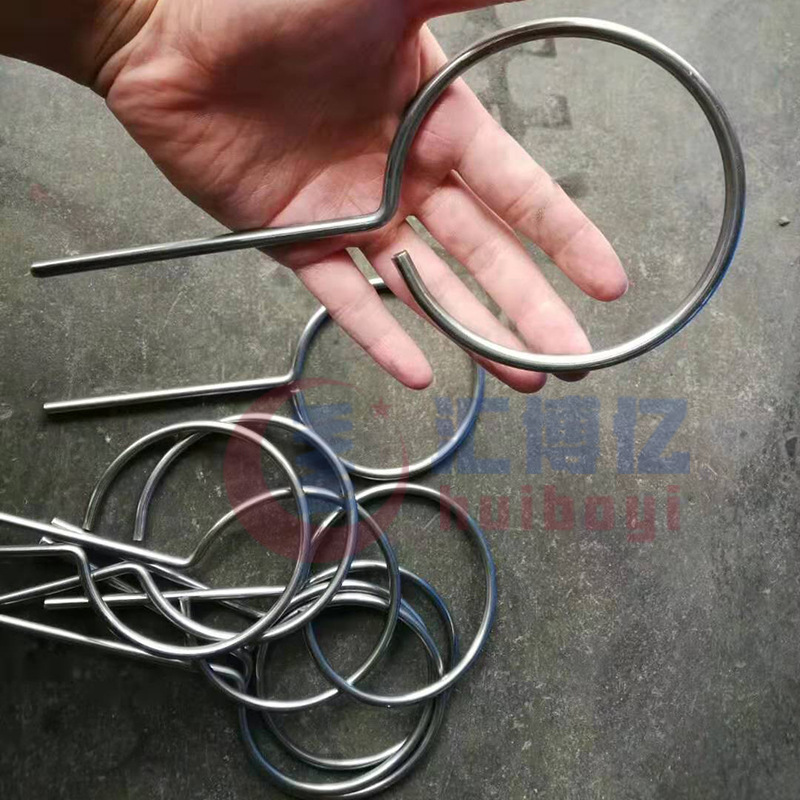 The manufacturer processes clips, spring clips, file folders, iron galvanized non-standard clips, bent parts, steel wire special-shaped springs, cross-border Specification drawing