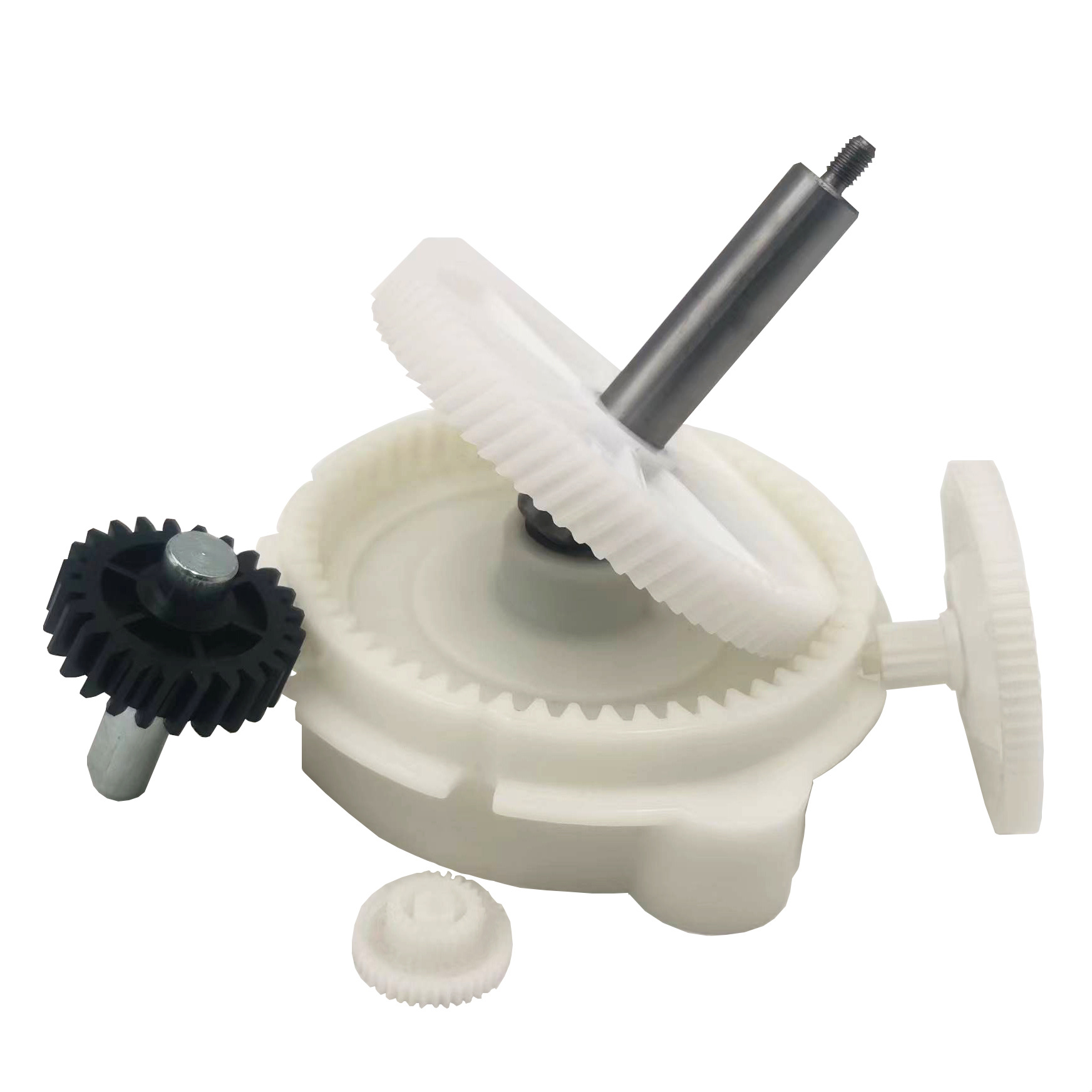 Factory direct supply of nylon gear POM reinforced high-strength torsional and anti-deformation straight and helical gear plastic parts injection molding Item Picture