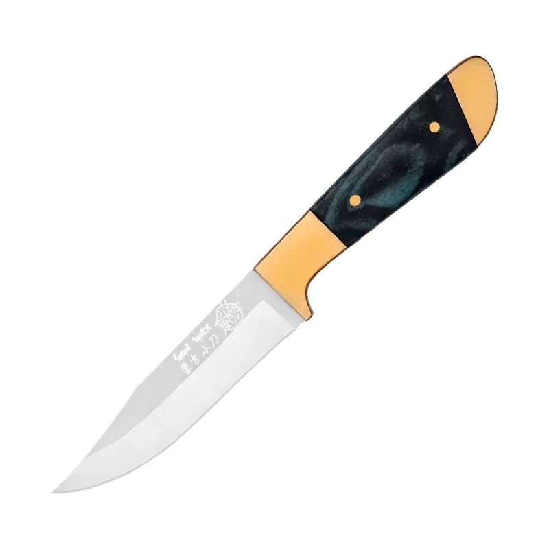 Factory direct sales Mongolian knife, hand-handled meat bone-removing knife with leather case, outdoor portable fruit knife, meat slicing knife Item Picture