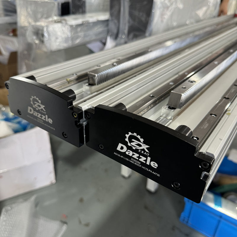 The gear rack slide table module, precision rack single-axis slide table module, long-stroke heavy-load lifting and lapping Specification drawing