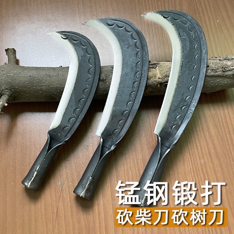 Hand-forged manganese steel firewood cutting all-steel firewood knife, an old-fashioned Miao ethnic group's sharp outdoor agricultural knife for clearing roads and cutting trees, TYmy Specification drawing
