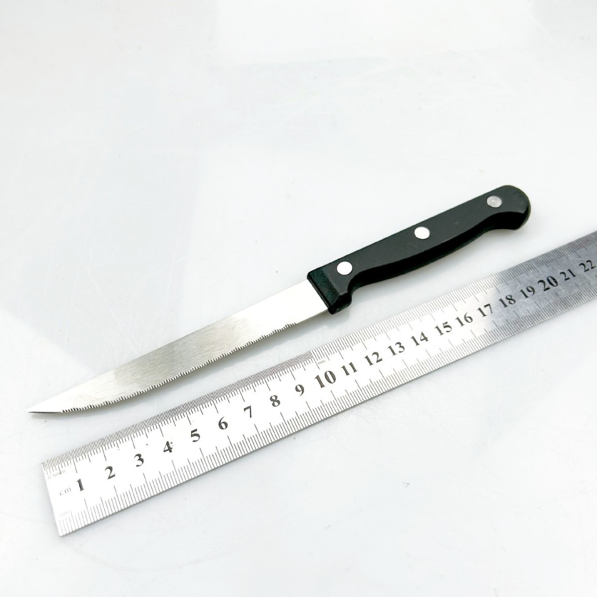 pp handle steak knife set, stainless steel serrated steak knife, hotel knife, Western cuisine knife steakknive, sharp full figure